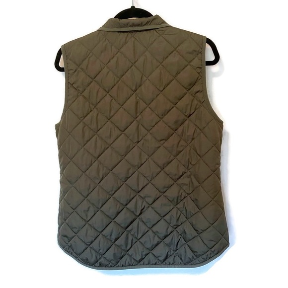 Lightweight Dark Green Quilted Vest - Picture 3 of 4